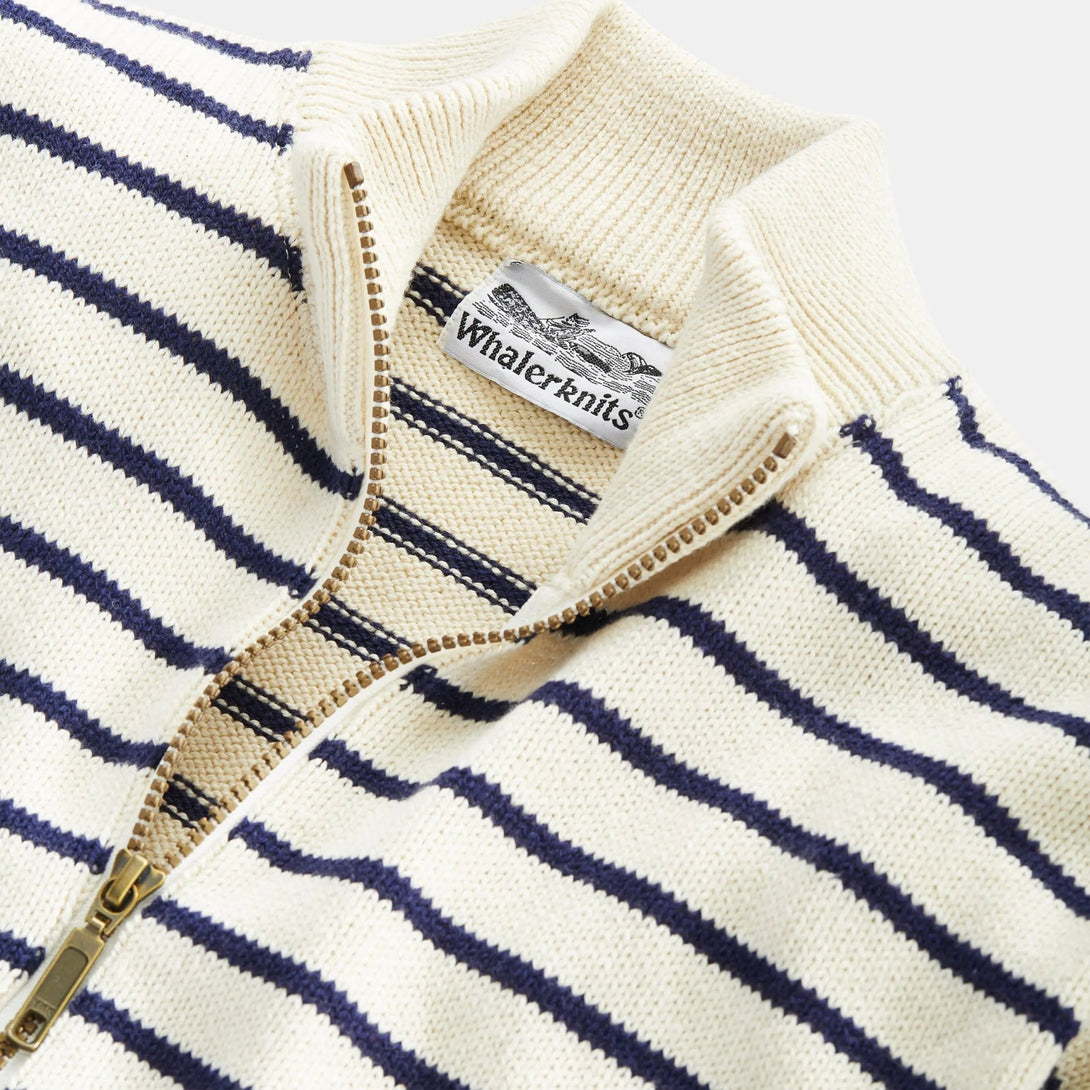 Nantucket Classic 1/4 Zip Sweater - Merrow Knits - USA made Knit Products