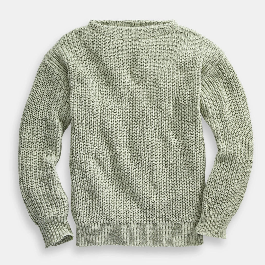 Newport Boatneck Sweater - Merrow Knits - USA made Knit Products