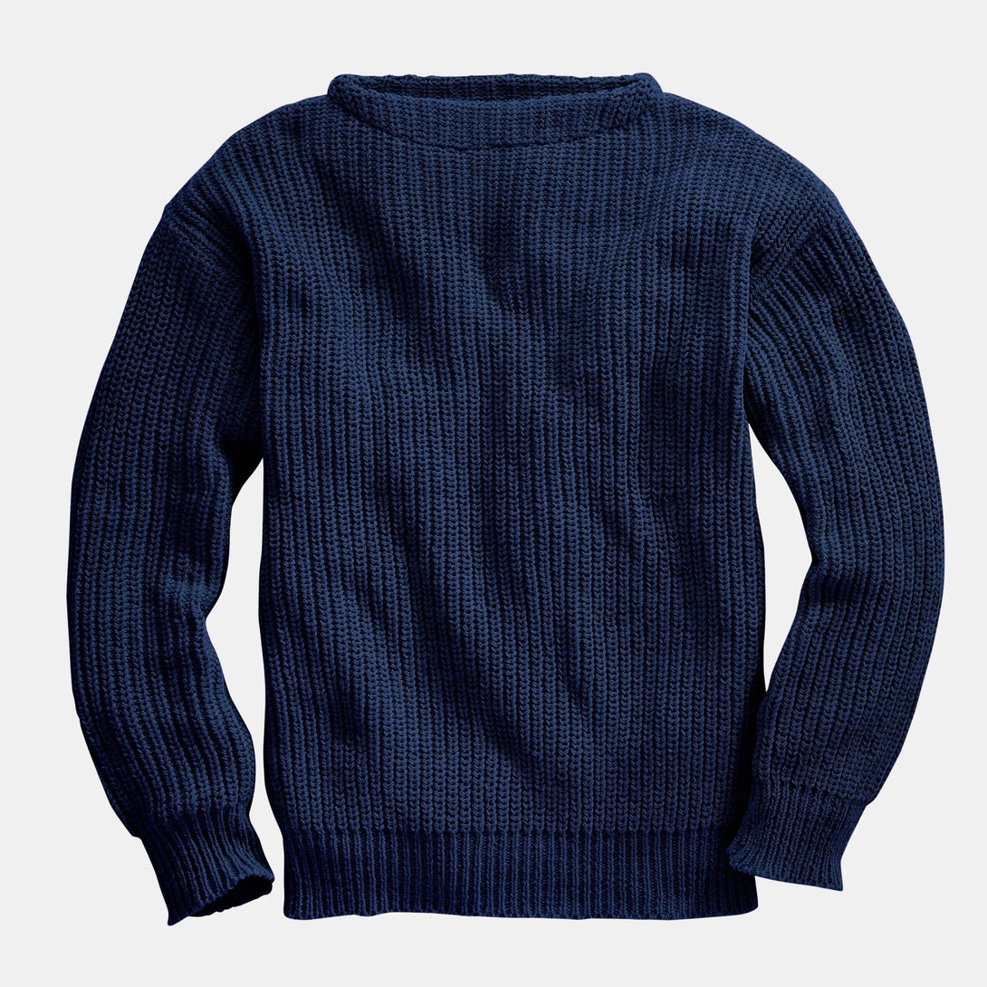 Newport Boatneck Sweater - Merrow Knits - USA made Knit Products