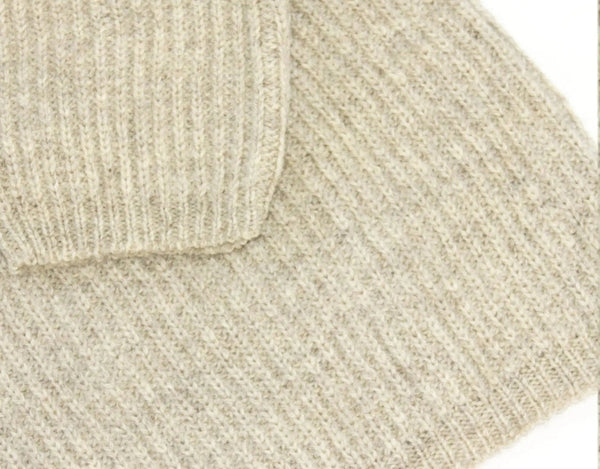 Oversized Turtleneck 1/2 Sleeve - Merrow Knits - USA made Knit Products